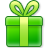 Green Gift Box Shadow Icon